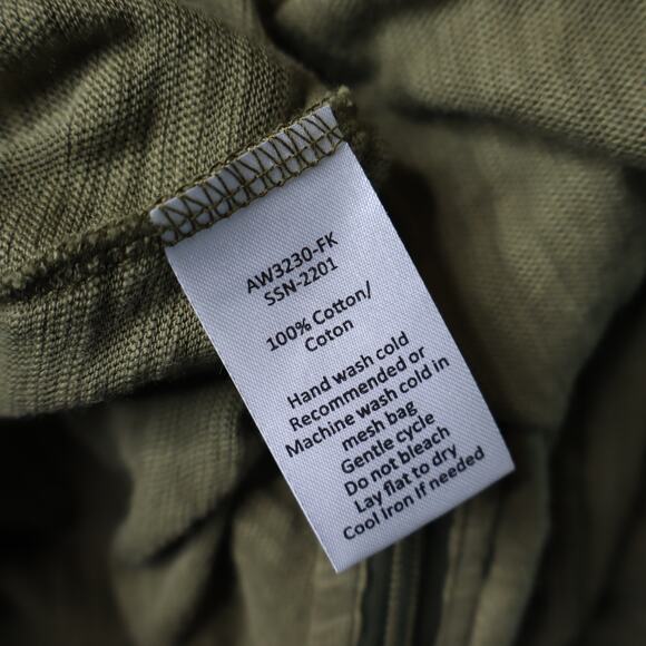 ATM Anthony Thomas Melillo Slub Cotton Jersey Jumpsuit Army Green Women's M - Picture 12 of 13